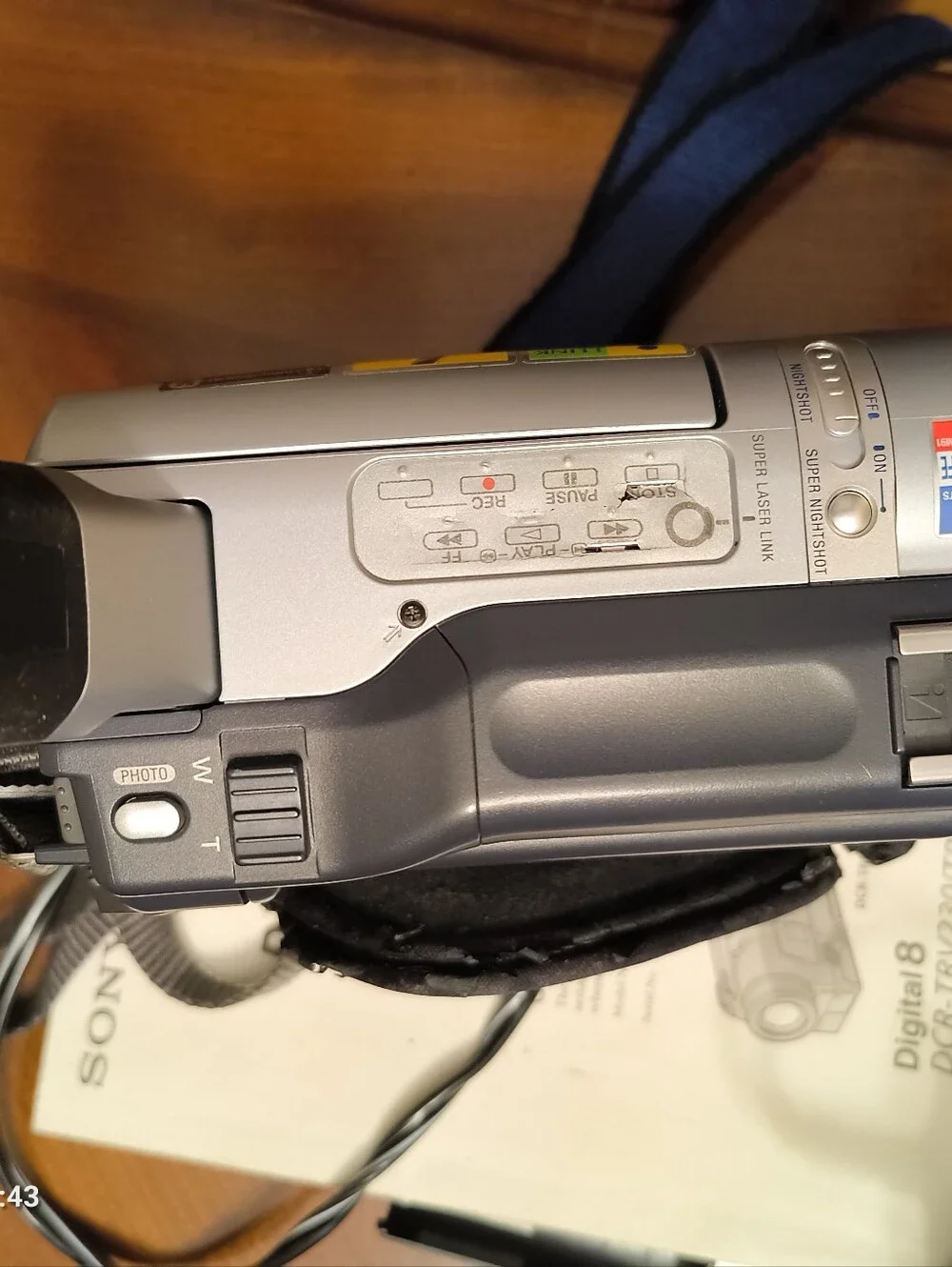 Sony Silver Digital Handycam 700x SteadyShot Camcorder